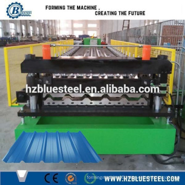 Metal Wall Cladding Roll Forming Machine , Wall Panel Making Machine , Steel Wall Sheet Machine